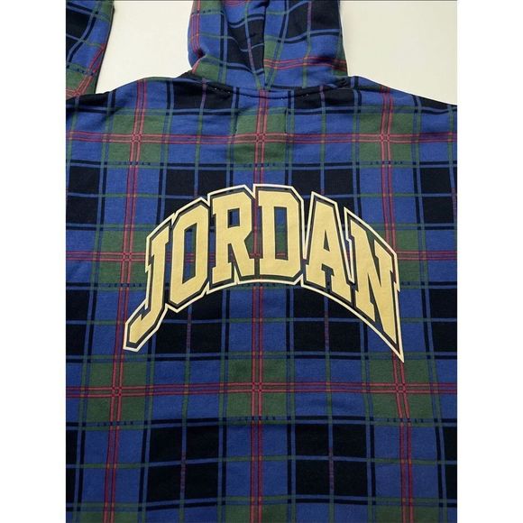 NIKE Jordan Essential Holiday Men's Hoodie L Noble Green/Rattan DV1578-333- NWT - Picture 3 of 6